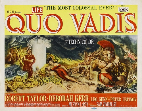 Quo Vadis - British Movie Poster