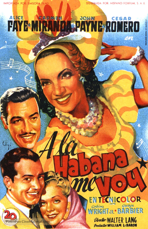 Week-End in Havana - Spanish Movie Poster