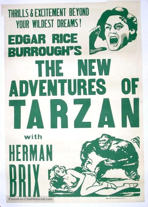 The New Adventures of Tarzan - Movie Poster