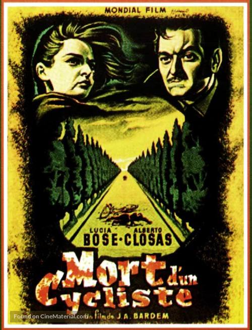 Muerte de un ciclista - French Movie Poster