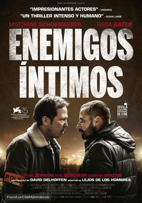 Fr&egrave;res ennemis - Spanish Movie Poster