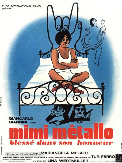 Mim&igrave; metallurgico ferito nell&#039;onore - French Movie Poster