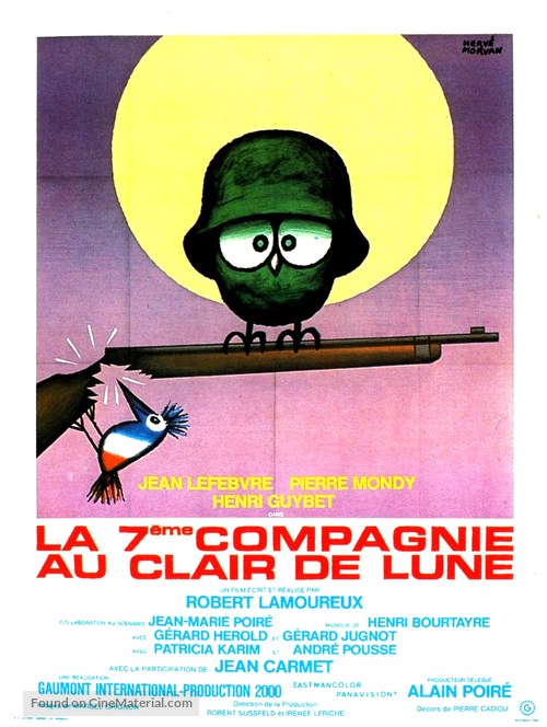 La septi&egrave;me compagnie au clair de lune - French Movie Poster