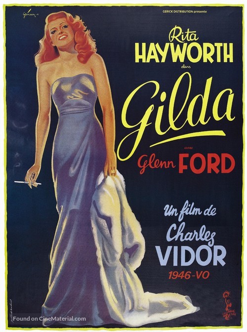 Gilda - French Re-release movie poster