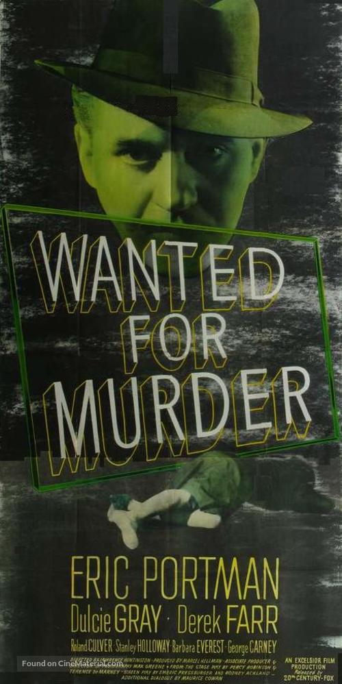 Wanted for Murder - Movie Poster