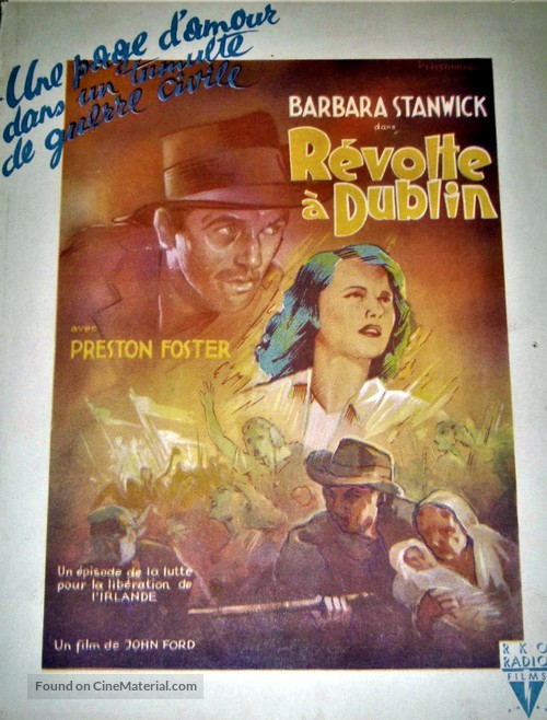 The Plough and the Stars - French Movie Poster