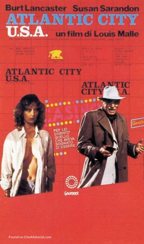 Atlantic City - Italian VHS movie cover