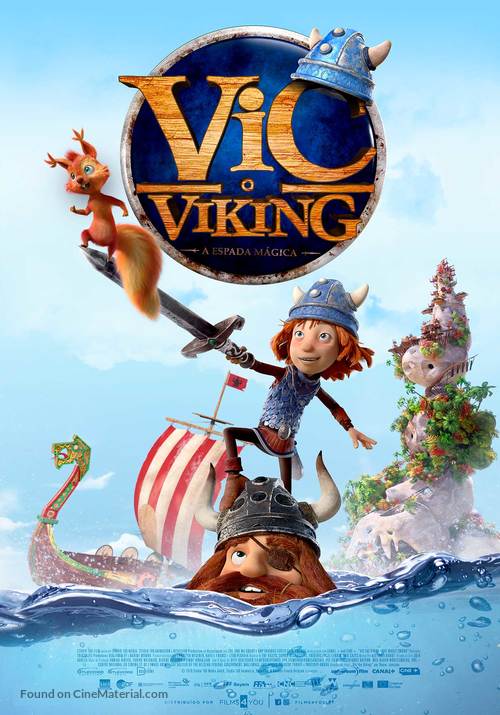 Vic the Viking and the Magic Sword - Portuguese Movie Poster