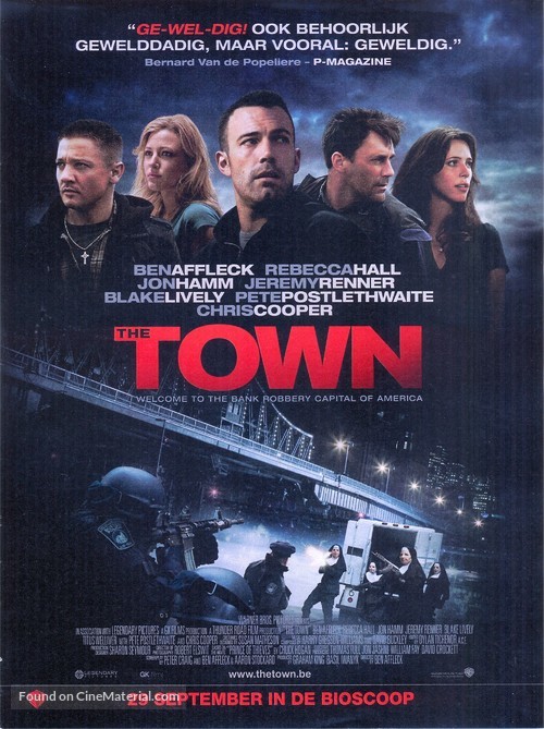 The Town - Belgian Movie Poster
