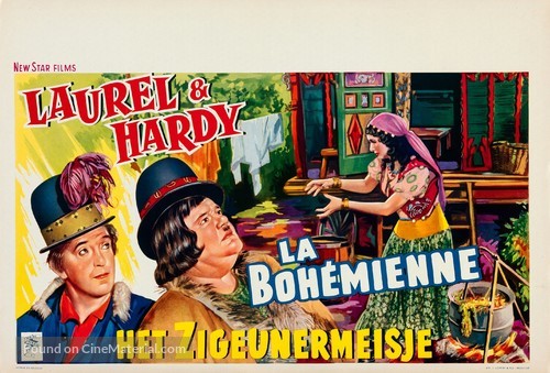 The Bohemian Girl - Belgian Re-release movie poster