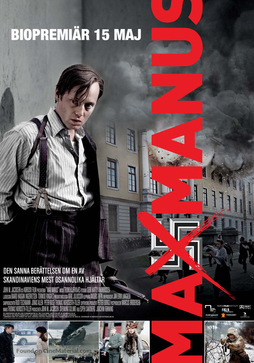 Max Manus - Swedish Movie Poster