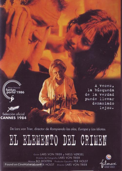 Forbrydelsens element - Spanish Movie Cover
