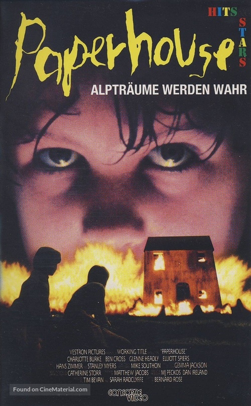 Paperhouse - German VHS movie cover