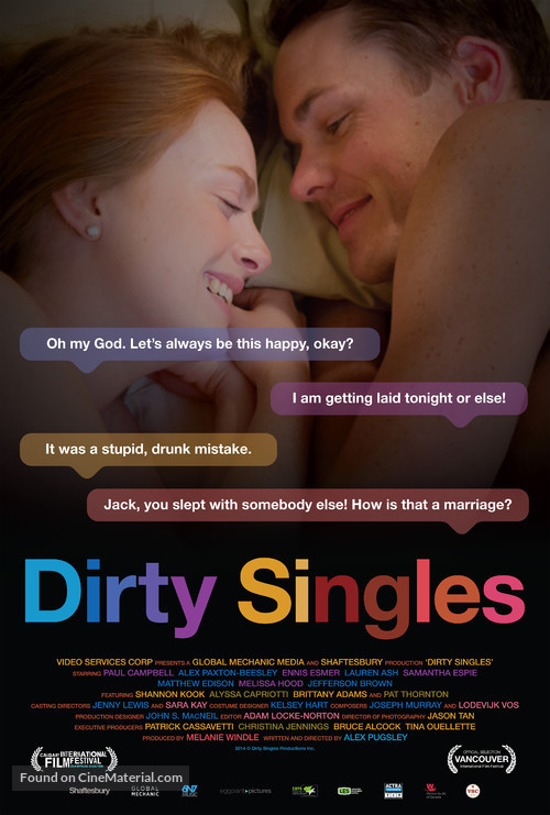 Dirty Singles - Canadian Movie Poster