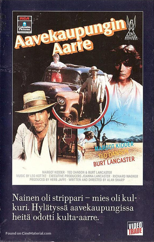Little Treasure - Finnish VHS movie cover