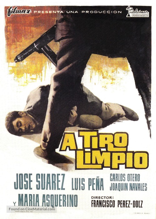 A tiro limpio - Spanish Movie Poster