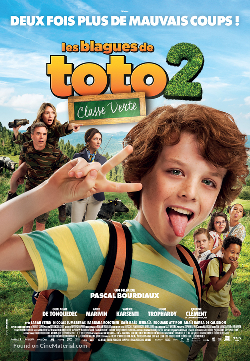 Les Blagues de Toto 2 - Classe Verte - Canadian Movie Poster