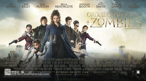 Pride and Prejudice and Zombies - Uruguayan Movie Poster