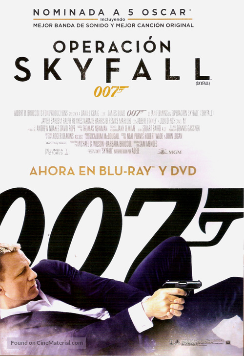 Skyfall - Argentinian Movie Poster
