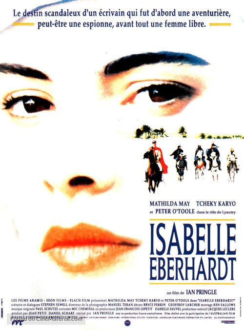 Isabelle Eberhardt - French Movie Poster
