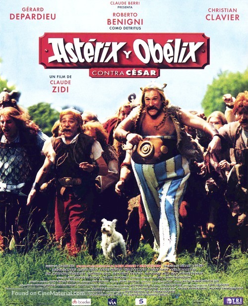 Ast&eacute;rix et Ob&eacute;lix contre C&eacute;sar - Spanish Movie Poster