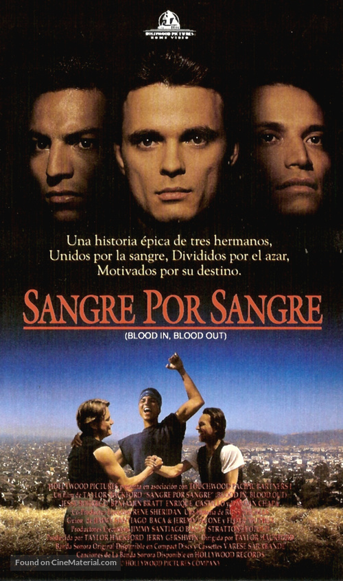 Bound by Honor - Argentinian VHS movie cover