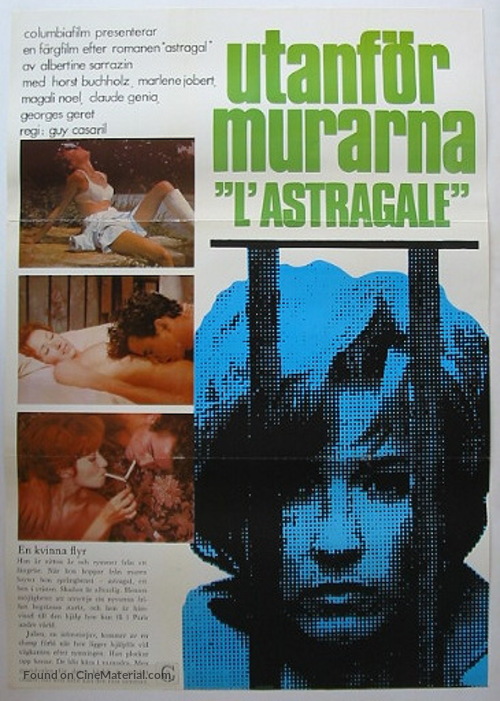 L&#039;astragale - Swedish Movie Poster