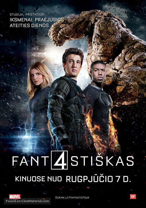 Fantastic Four - Lithuanian Movie Poster