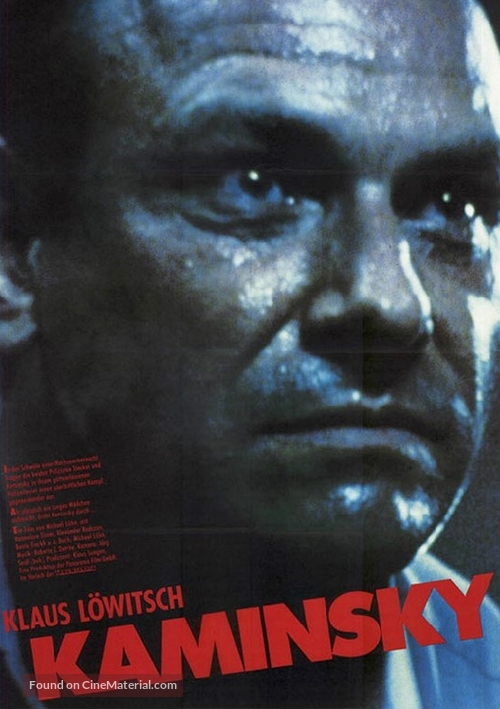 Kaminsky - Ein Bulle dreht durch - German Movie Poster
