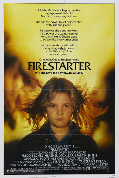 Firestarter - Movie Poster