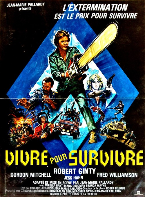 Vivre pour survivre - French Movie Poster