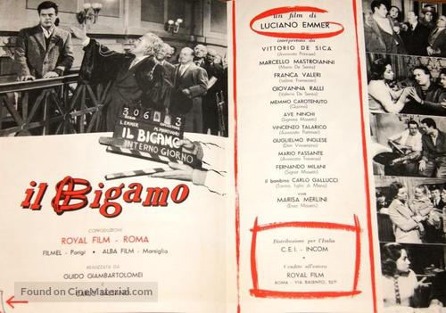 Bigamo, Il - Italian Movie Poster