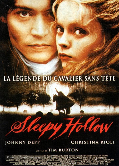 Sleepy Hollow - French Movie Poster