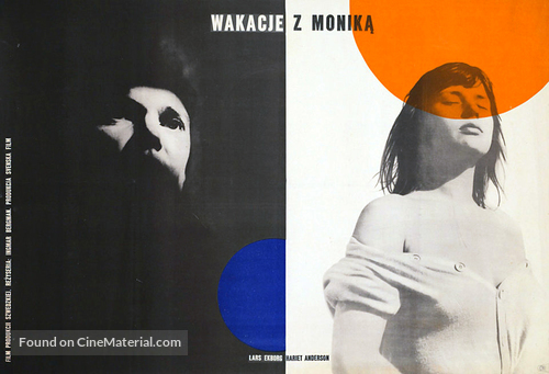 Sommaren med Monika - Polish Movie Poster