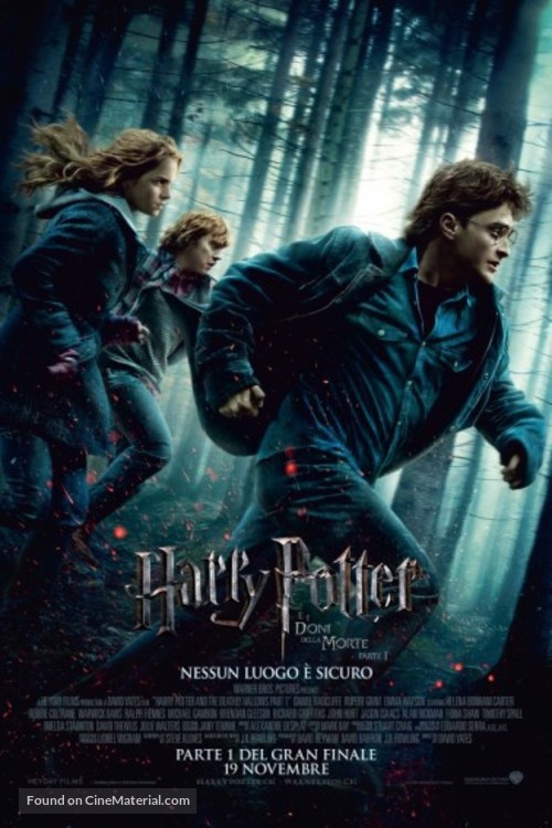 Harry Potter and the Deathly Hallows - Part 1 - Swiss Movie Poster