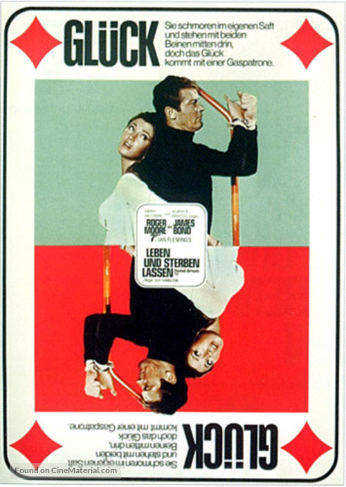 Live And Let Die - German Movie Poster