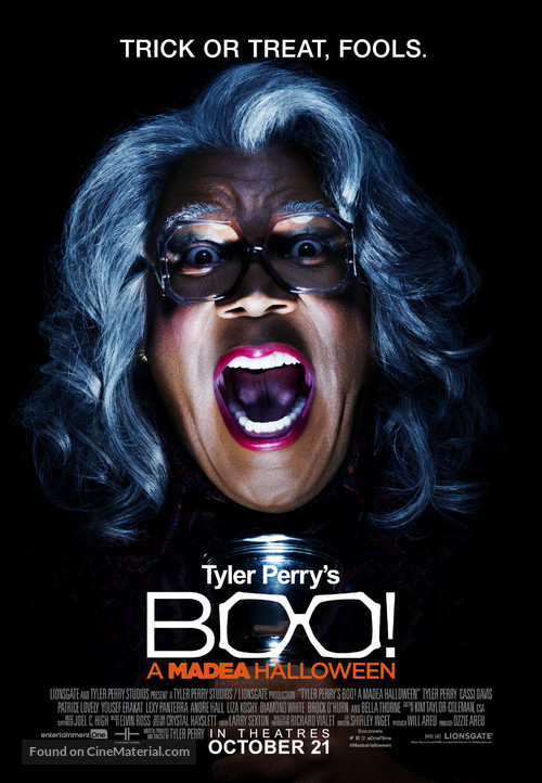 Boo! A Madea Halloween - Canadian Movie Poster