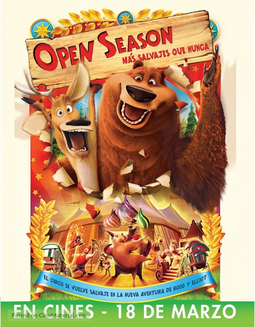 Open Season 3 - Colombian Movie Poster