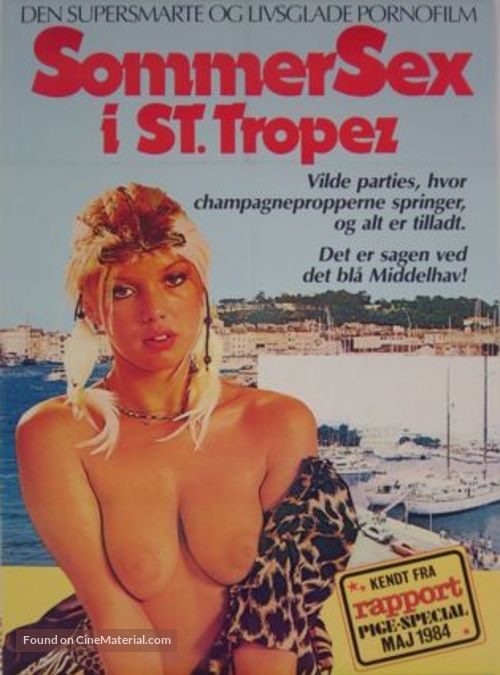 Un &egrave;t&egrave; &agrave; Saint-Tropez - Danish Movie Poster