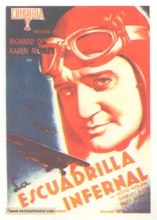 Devil&#039;s Squadron - Spanish Movie Poster