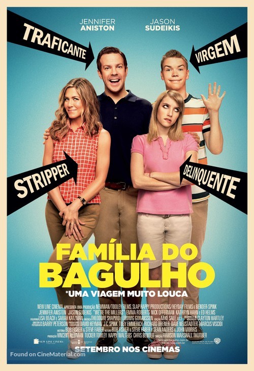 We&#039;re the Millers - Brazilian Movie Poster