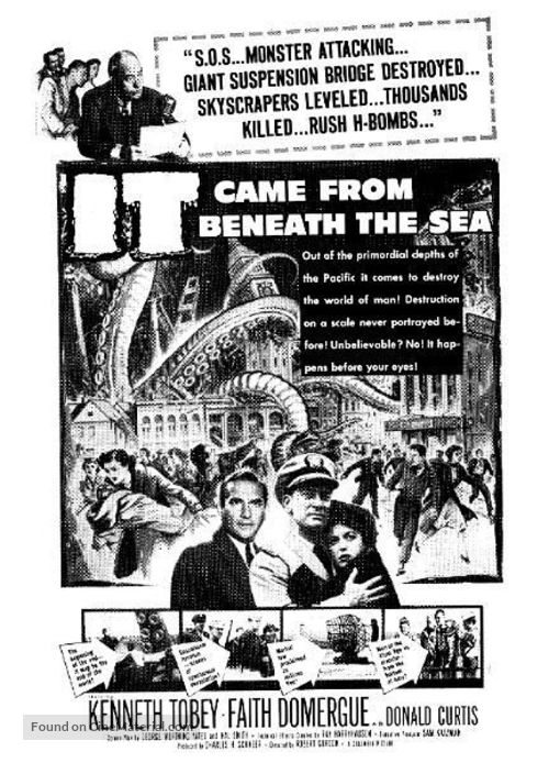 It Came from Beneath the Sea - poster