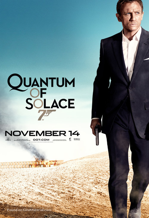 Quantum of Solace - British Movie Poster