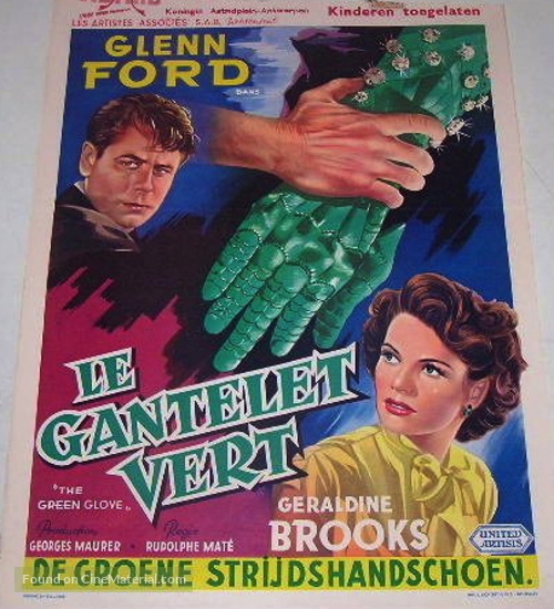 The Green Glove - Belgian Movie Poster