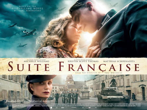 Suite Fran&ccedil;aise - British Movie Poster