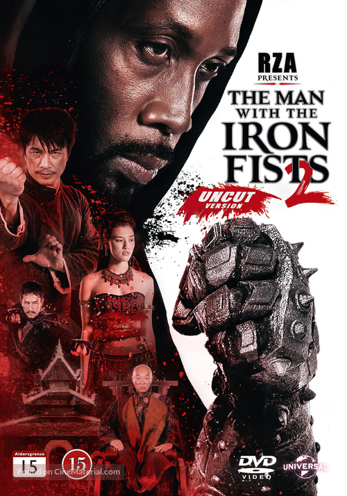 The Man with the Iron Fists 2 - Danish DVD movie cover