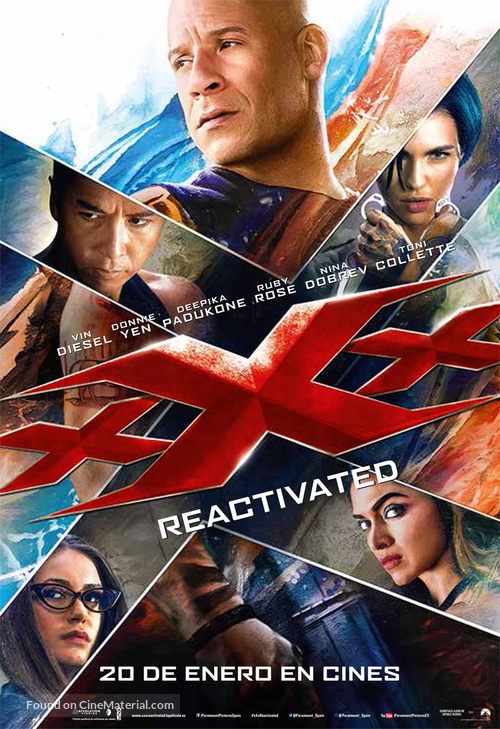 xXx: Return of Xander Cage - Spanish Movie Poster