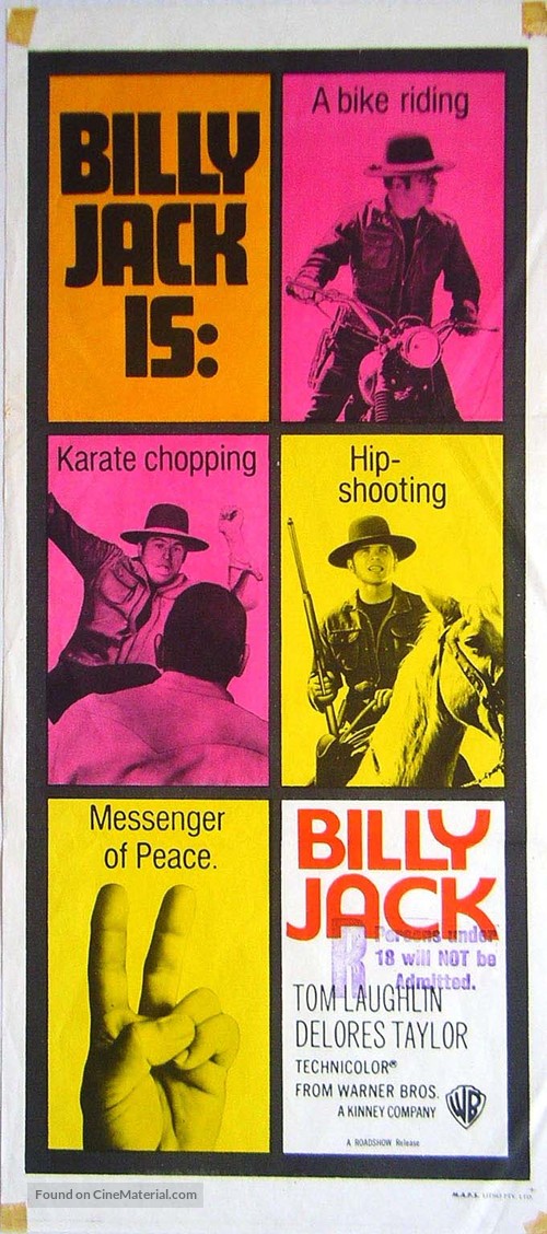 Billy Jack - Australian Movie Poster