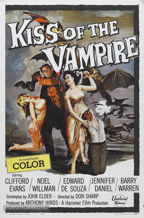 The Kiss of the Vampire - Movie Poster