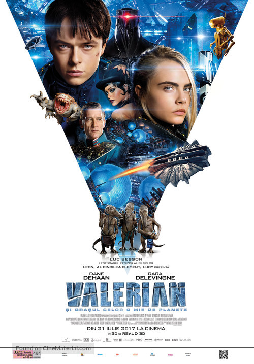 Valerian and the City of a Thousand Planets - Romanian Movie Poster